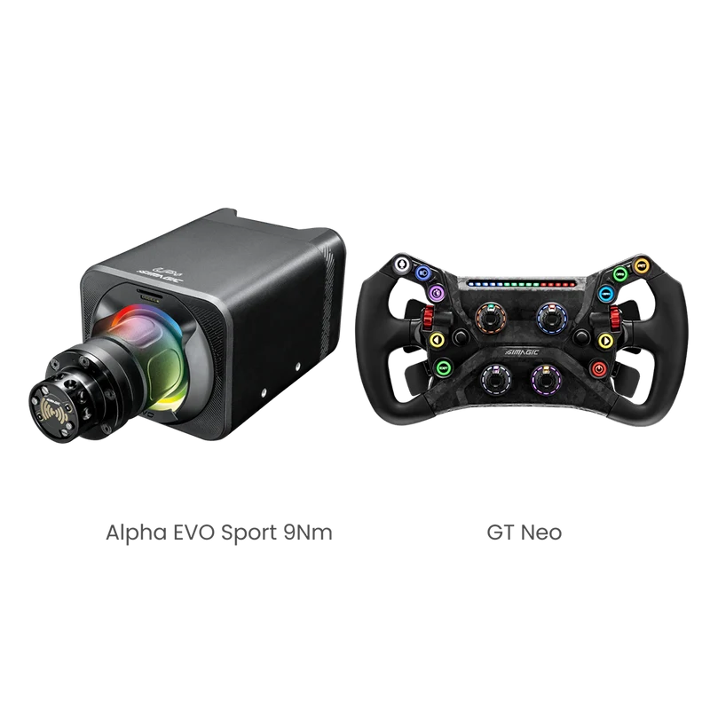 Base Simagic EVO SPORT y volante GT NEO